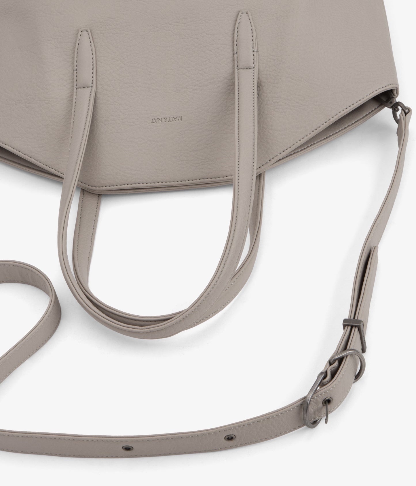 Baxter Vegan Crossbody Tote Bag - Dwell | Color: cement- variant::cement