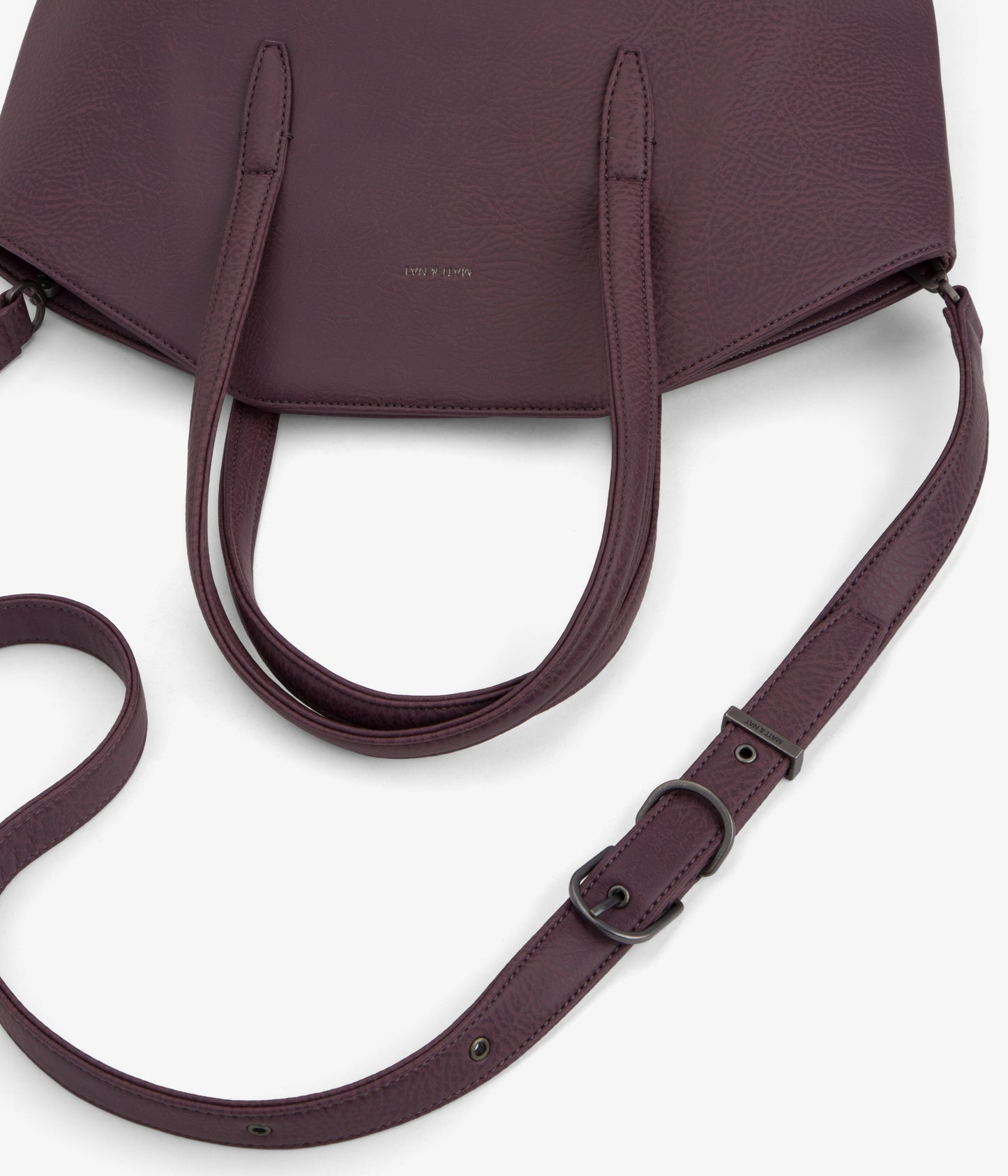 Baxter Vegan Crossbody Tote Bag - Dwell | Color: fig- variant::fig