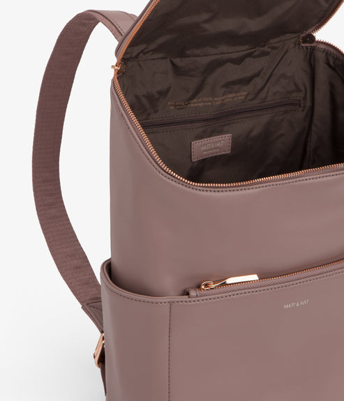 BRAVE Vegan Backpack - Loom | Color: Purple - variant::mahogany