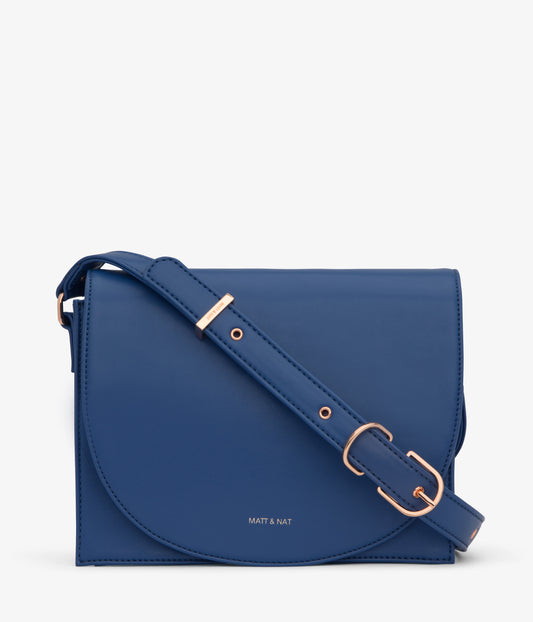 CALLA Vegan Crossbody Bag - Loom | Color: Blue - variant::mystic