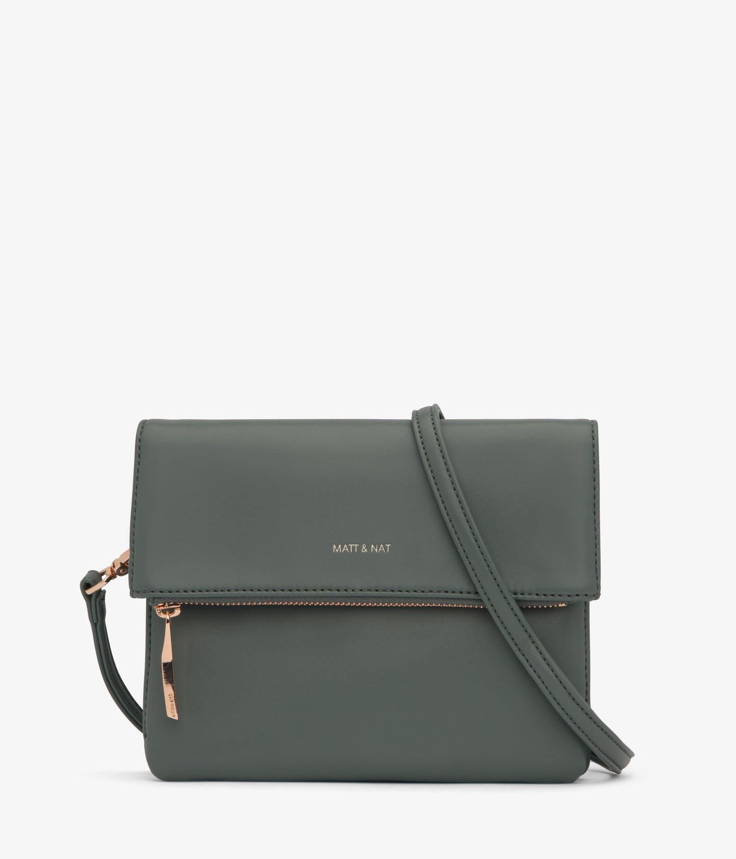 HILEY Vegan Crossbody Bag - Loom | Color: vert- variant::Thyme