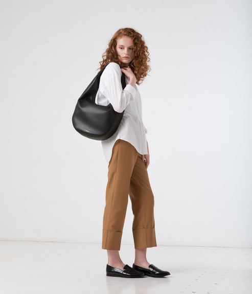 MAIKKI Vegan Hobo Bag - Loom | Color: Blue - variant::mystic