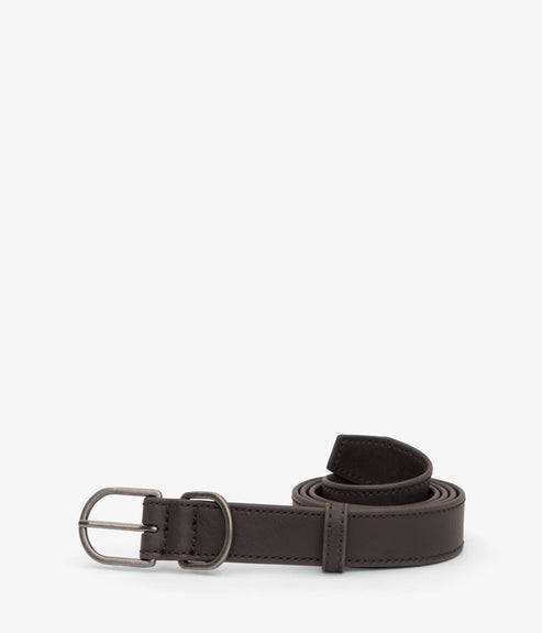 PARO Women's Vegan D-Ring Belt | Color: grey- variant::Charcoal