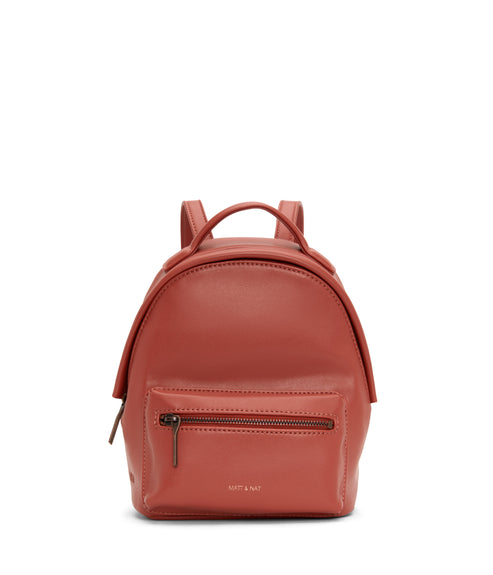 BALIMINI Vegan Mini Backpack - Loom | Color: Red - variant::Desert