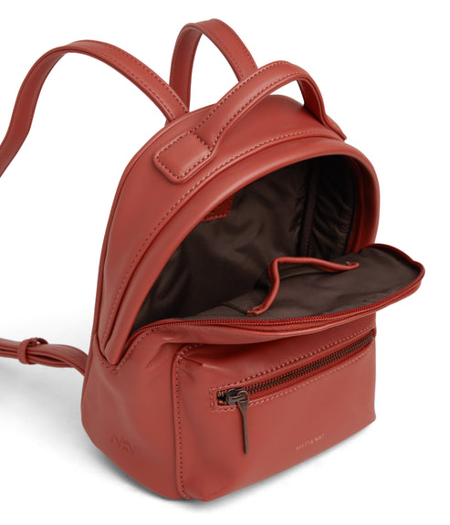 BALIMINI Vegan Mini Backpack - Loom | Color: Red - variant::Desert