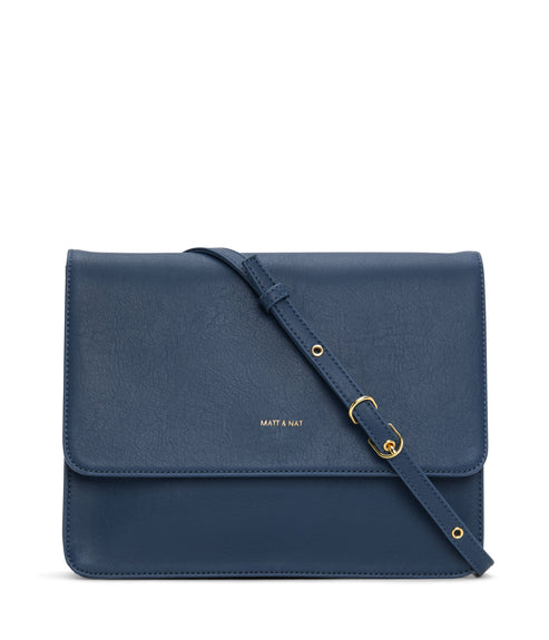 LYSA Vegan Crossbody Bag - Vintage | Color: Blue - variant::cosmo