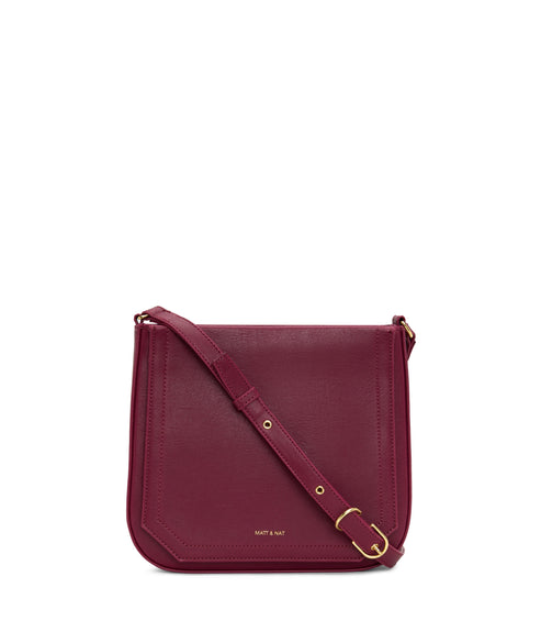 MARASM Small Vegan Crossbody Bag - Vintage | Color: Red - variant::garnet