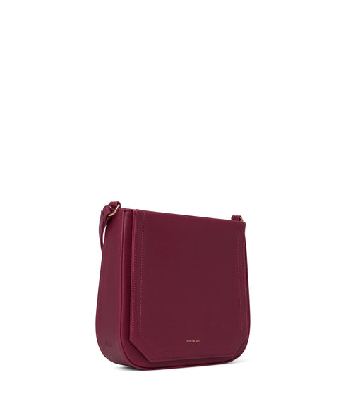 MARASM Small Vegan Crossbody Bag - Vintage | Color: Red - variant::garnet