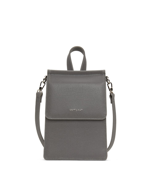 THESSA Vegan Crossbody Bag - Vintage | Color: grey- variant::shadow