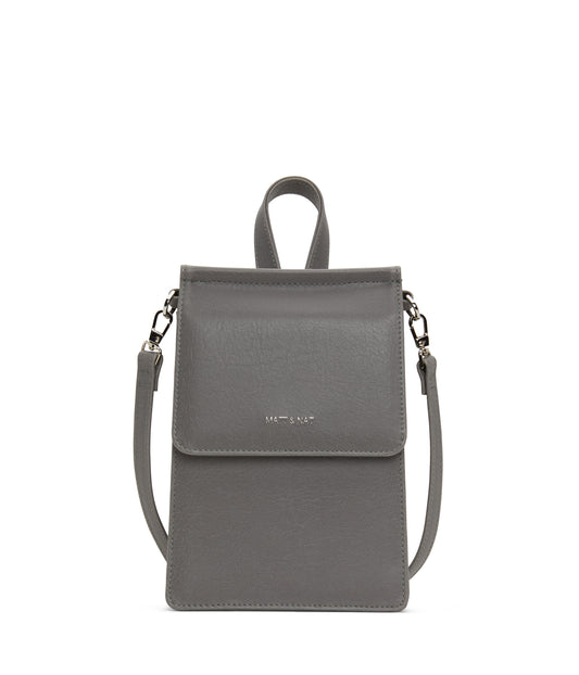 THESSA Vegan Crossbody Bag - Vintage | Color: grey- variant::shadow