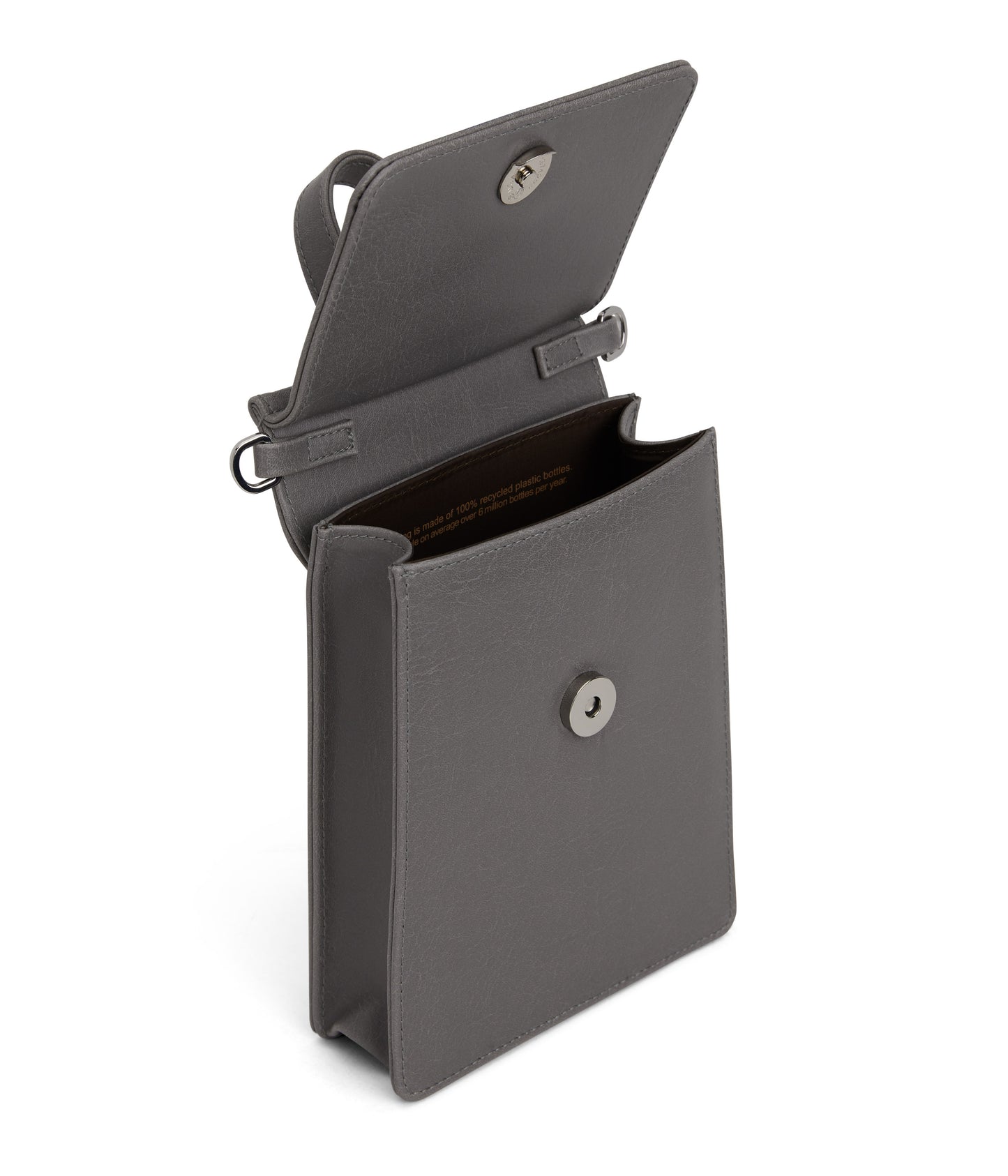 THESSA Vegan Crossbody Bag - Vintage | Color: grey- variant::shadow