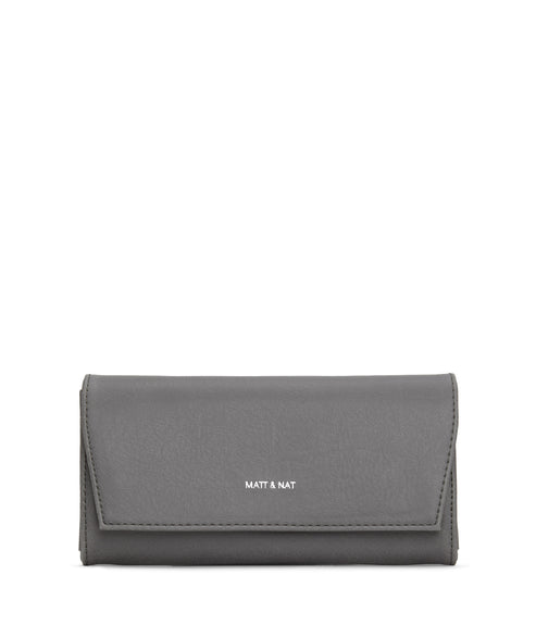 VERA Vegan Wallet - Vintage | Color: grey- variant::Shadow