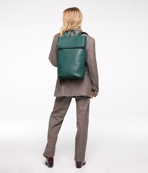 COLTON Vegan Backpack - Loom | Color: Blue - variant::kombucha