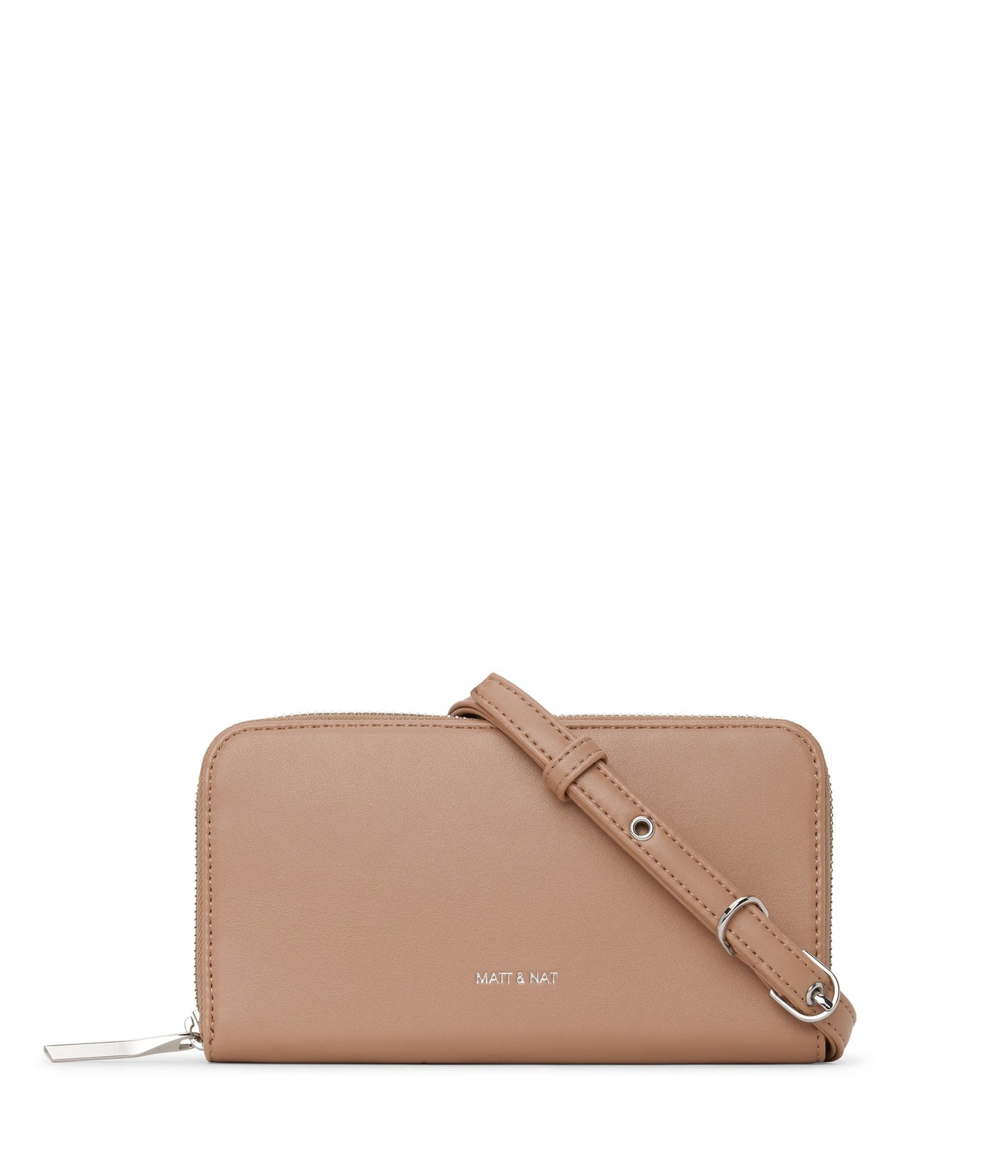 INVER Vegan Crossbody Wallet - Loom | Color: Tan - variant::cafe