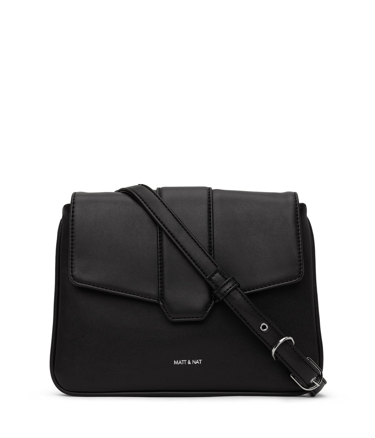 ITO Vegan Crossbody Bag - Loom | Color: Black - variant::black