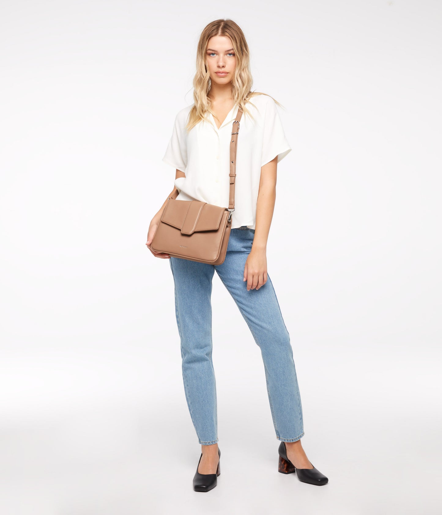 ITO Vegan Crossbody Bag - Loom | Color: Red - variant::gala