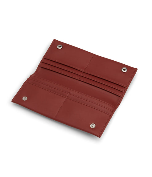 LAF Vegan Long Wallet - Loom | Color: Red - variant::gala