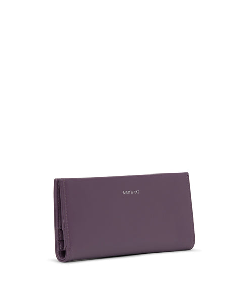 LAF Vegan Long Wallet - Loom | Color: Purple - variant::mulberry
