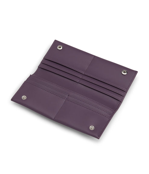 LAF Vegan Long Wallet - Loom | Color: Purple - variant::mulberry