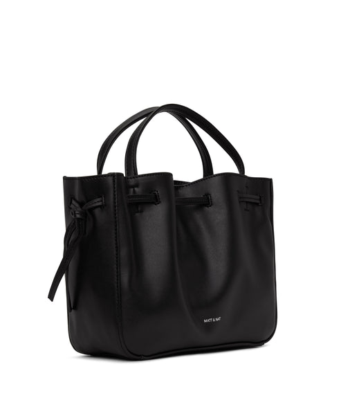 MENA Vegan Satchel - Loom | Color: Black - variant::black