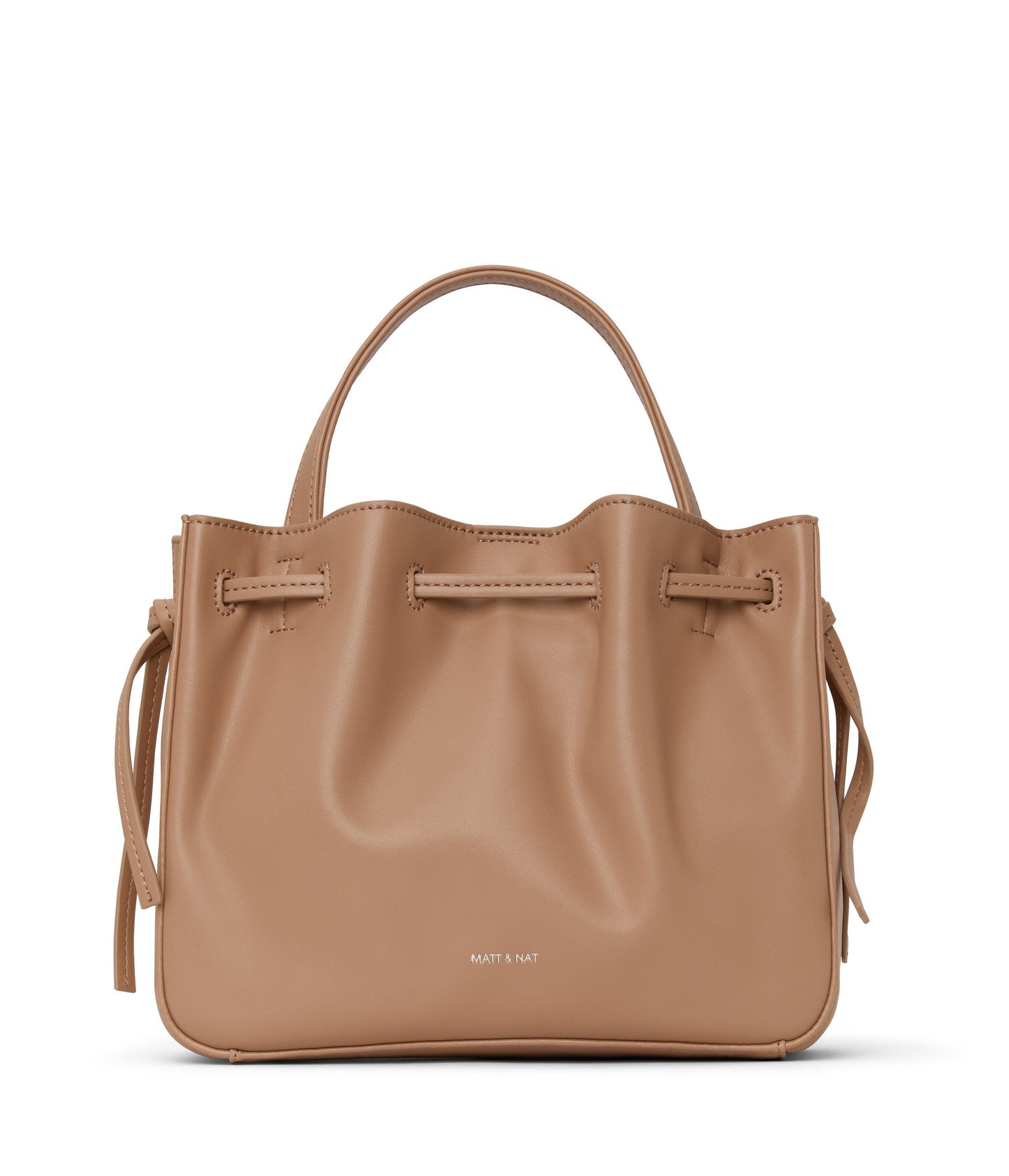 MENA Vegan Satchel - Loom | Color: Tan - variant::cafe