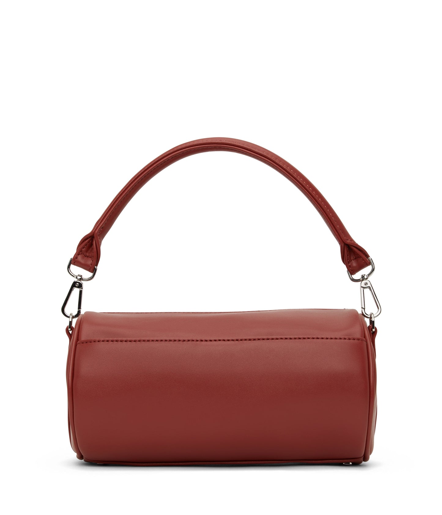 SEOUL Vegan Barrel Satchel - Loom | Color: Red - variant::gala