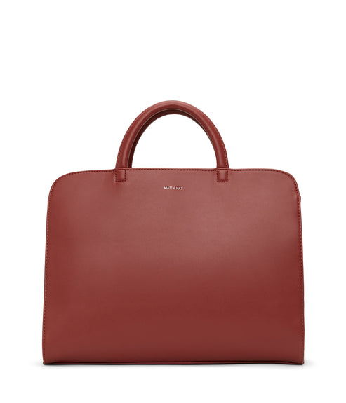 TIA Vegan Satchel - Loom | Color: Red - variant::gala