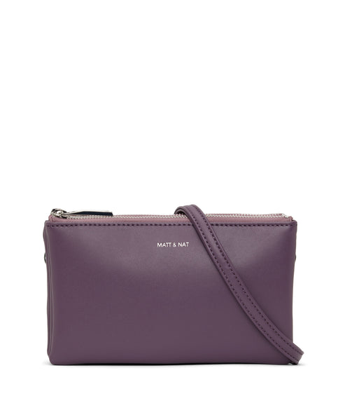 TRIPLET Vegan Crossbody Bag - Loom | Color: Purple - variant::mulberry