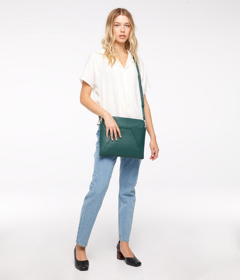 WHILEM Vegan Hobo Bag - Loom | Color: Black - variant::blacks