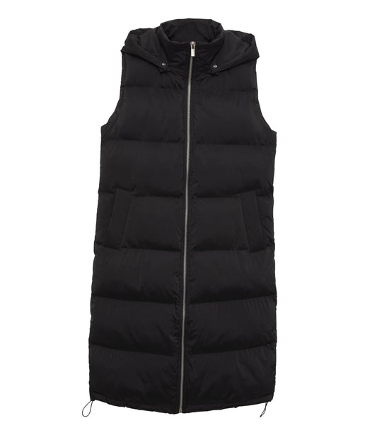 SANA Vegan Puffer Vest | Color: Black - variant::black