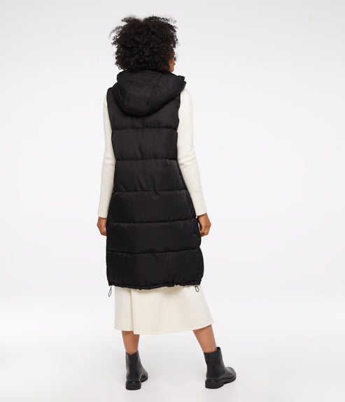 SANA Vegan Puffer Vest | Color: Black - variant::black