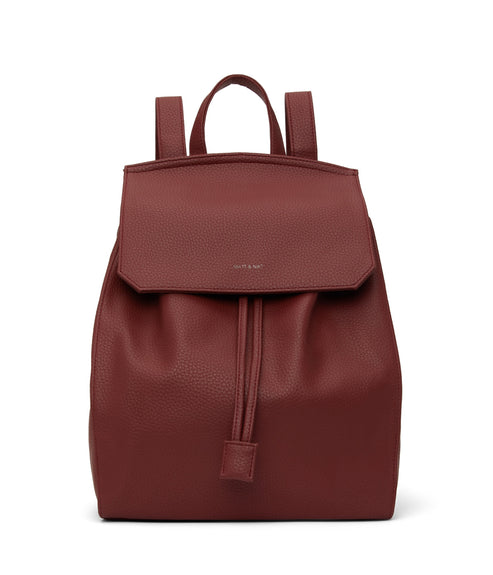 MUMBAI Vegan Backpack - Purity | Color: Red - variant::beet