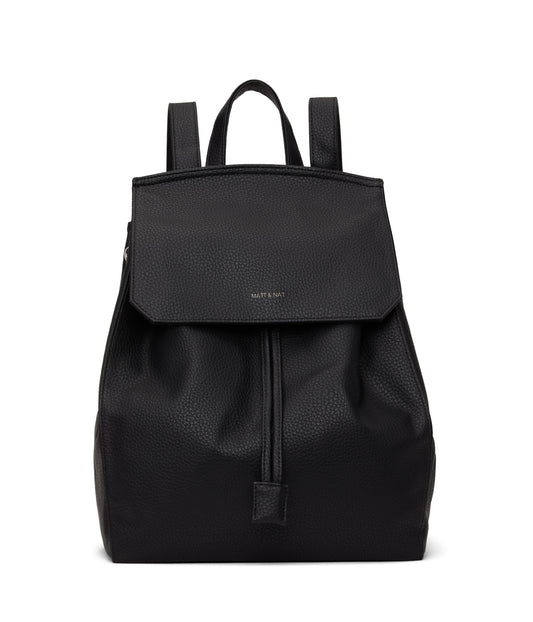 MUMBAI Vegan Backpack - Purity | Color: Black - variant::black