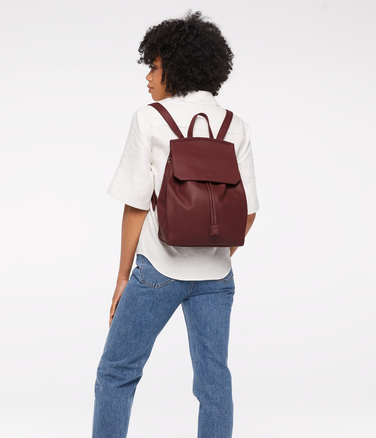 MUMBAI Vegan Backpack - Purity | Color: Black - variant::black