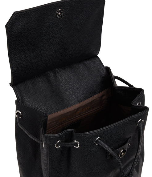 MUMBAI Vegan Backpack - Purity | Color: Black - variant::black