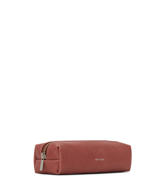 TECKEL Vegan Pencil Case - Vintage | Color: Pink - variant::heirloom
