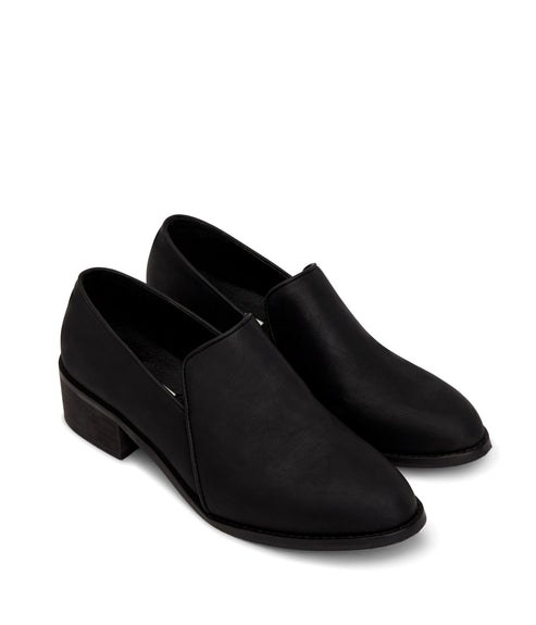 CASTELNAU Vegan Mid Heels | Color: Black - variant::black