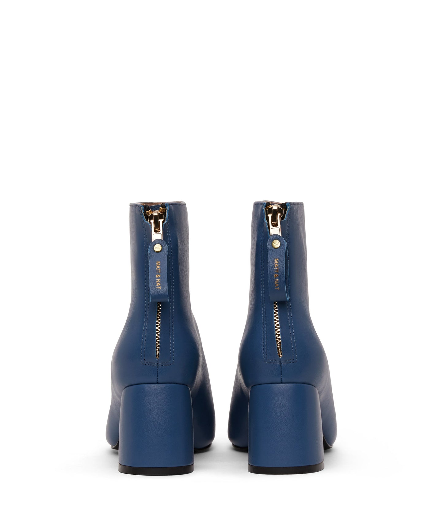 DEENA Women's Vegan Mid Heel Boots | Color: Purple - variant::violet