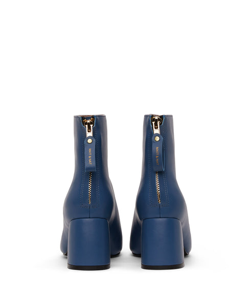 DEENA Women's Vegan Mid Heel Boots | Color: Purple - variant::violet