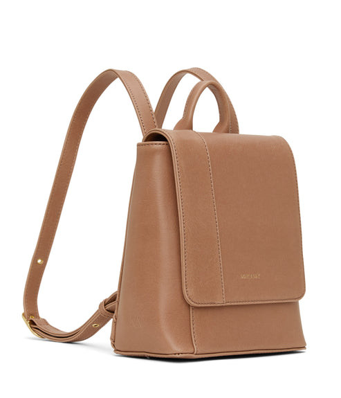 DEELY Vegan Mini Backpack - Vintage | Color: Tan - variant::soy