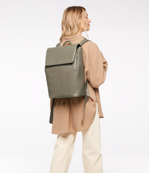 FABI Vegan Backpack - Vintage | Color: Green - variant::sage