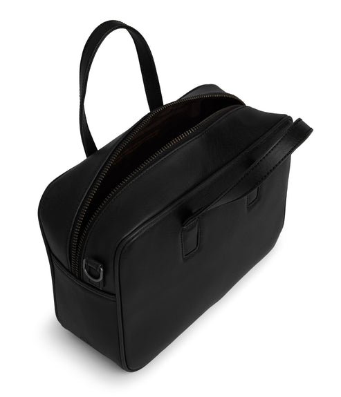 KENSI Vegan Satchel - Vintage | Color: Black - variant::black
