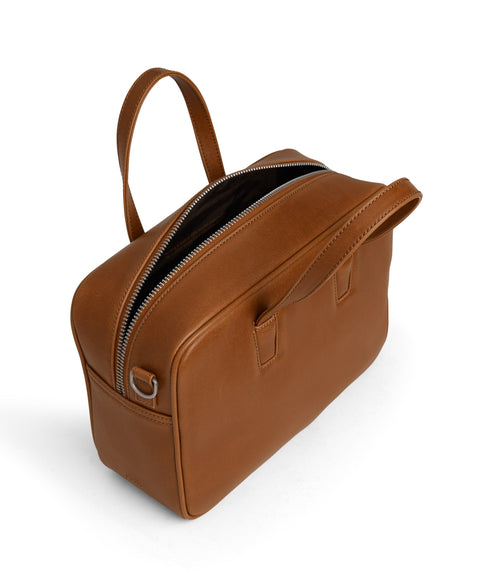 KENSI Vegan Satchel - Vintage | Color: Brown - variant::chili