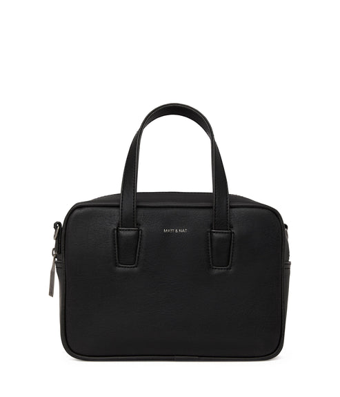 KENSISM Small Vegan Satchel - Vintage | Color: Black - variant::black