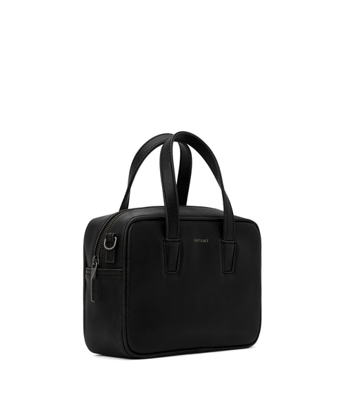 KENSISM Small Vegan Satchel - Vintage | Color: Black - variant::black
