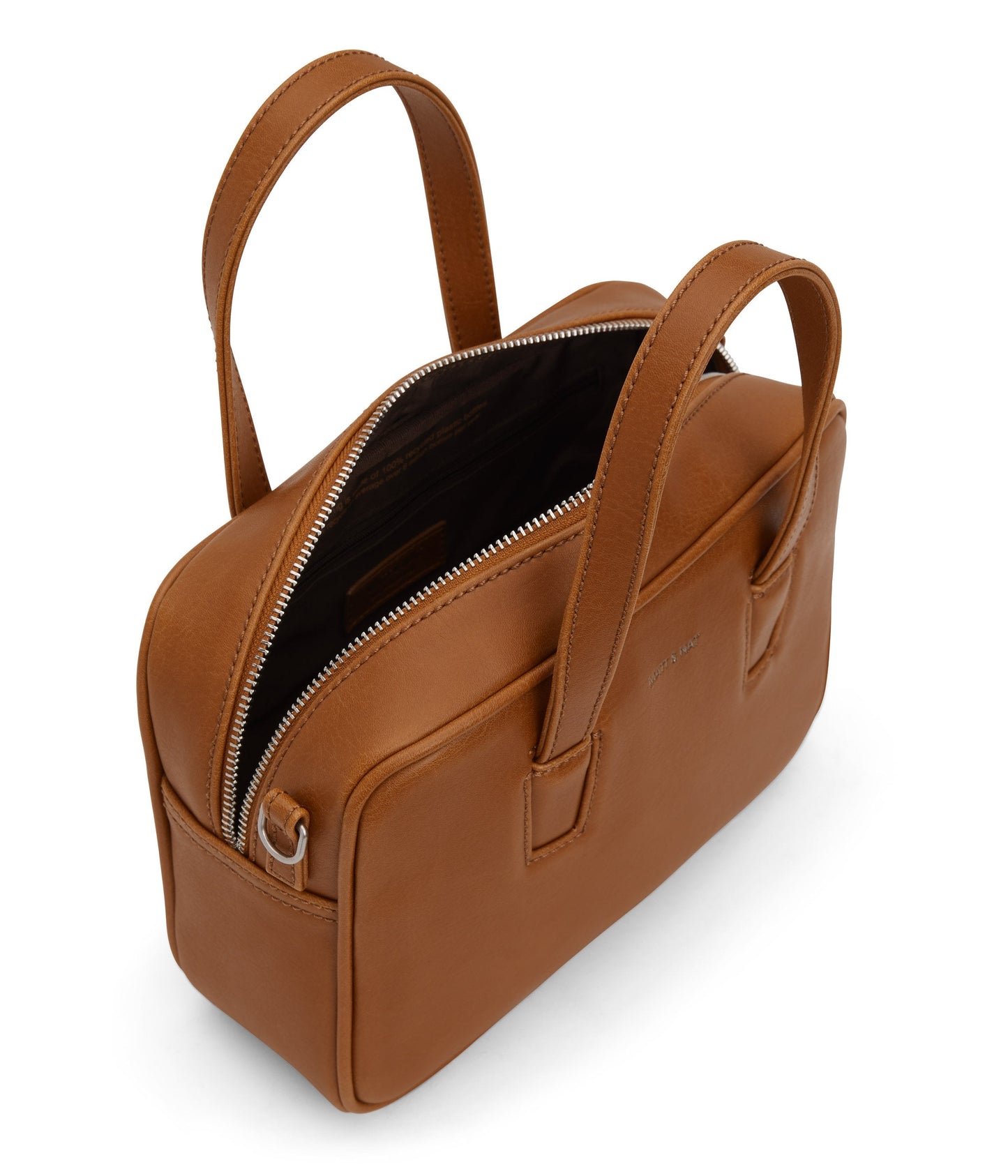 KENSISM Small Vegan Satchel - Vintage | Color: Brown - variant::chili