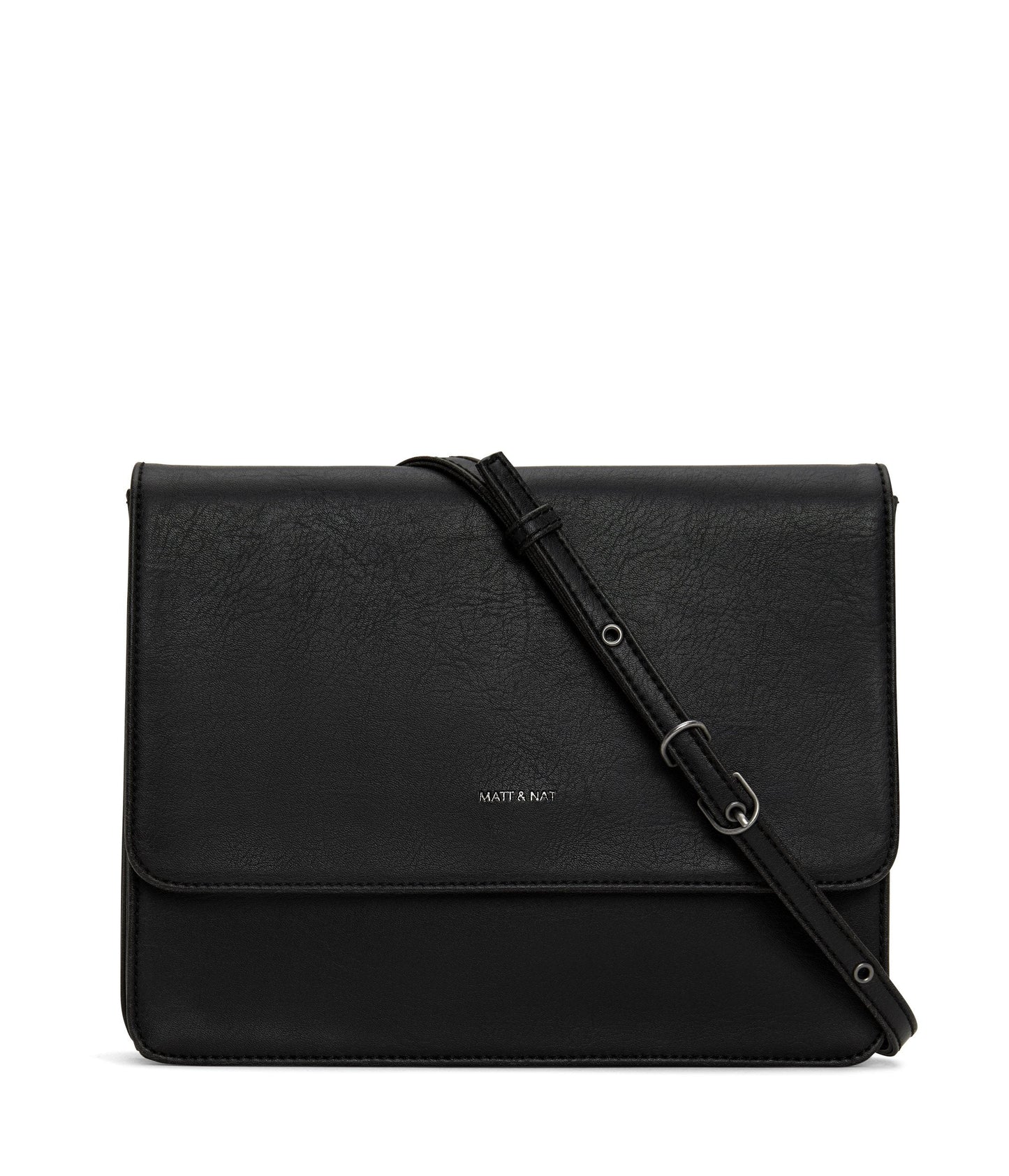LYSA Vegan Crossbody Bag - Vintage | Color: Black - variant::black