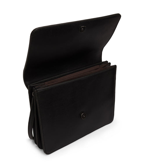 LYSA Vegan Crossbody Bag - Vintage | Color: Black - variant::black