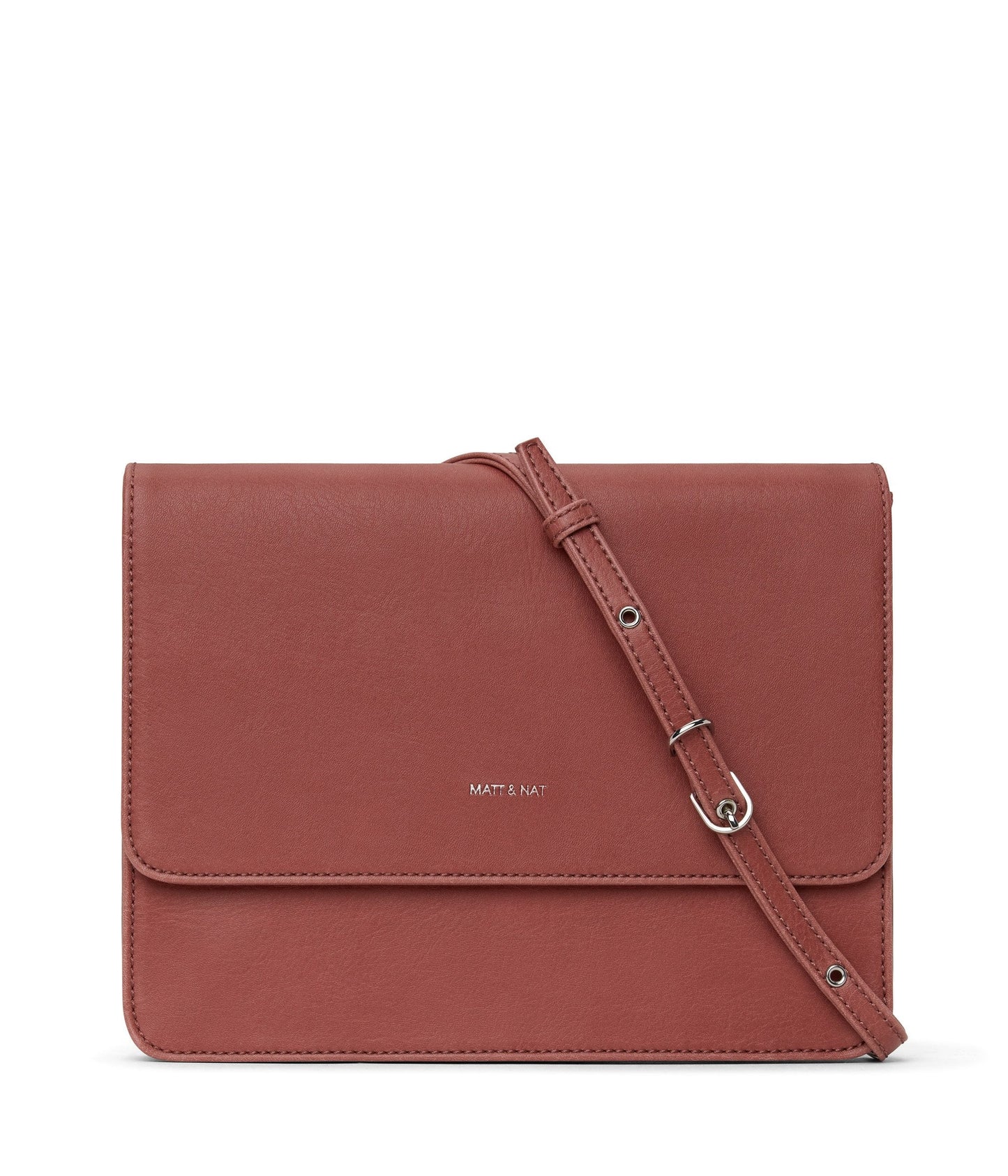 LYSA Vegan Crossbody Bag - Vintage | Color: Pink - variant::heirloom