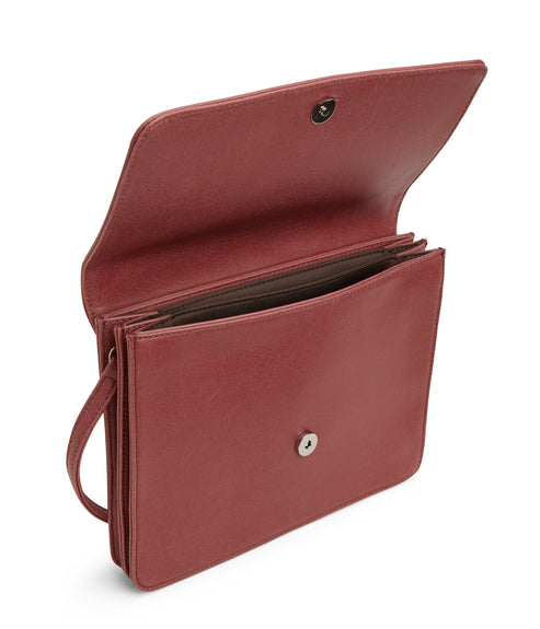 LYSA Vegan Crossbody Bag - Vintage | Color: Pink - variant::heirloom